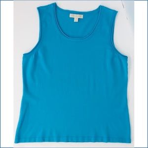 Laura Ashley Bright Turquoise Rolled Edge Shell